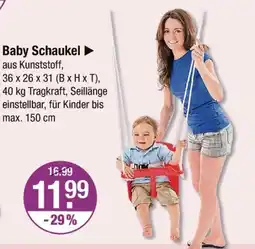 V Markt Baby schaukel Angebot