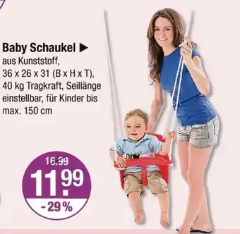 V Markt Baby schaukel Angebot