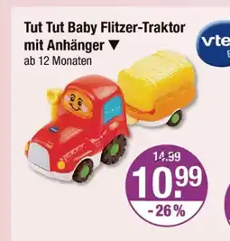 V Markt Vtech tut tut baby flitzer-traktor mit anhänger Angebot