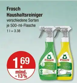 V Markt Frosch haushaltsreiniger Angebot