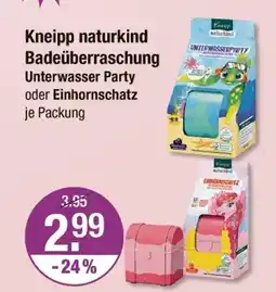 V Markt Kneipp naturkind unterwasser party oder einhornschatz Angebot