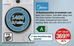 V Markt Midea waschmaschine mf200w80wb-14as Angebot