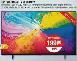 V Markt Grundig 40 full-hd led-tv gfb5340 Angebot