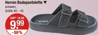 V Markt Vebot herren badepantolette Angebot