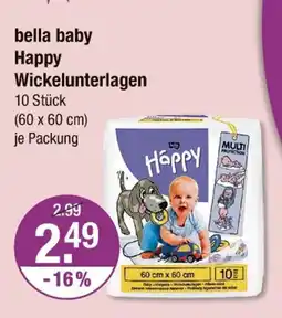 V Markt Bella baby happy wickelunterlagen Angebot