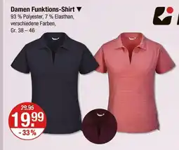 V Markt Damen funktions-shirt Angebot