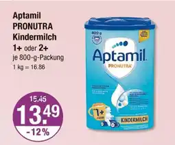 V Markt Aptamil pronutra kindermilch 1+ oder 2+ Angebot