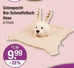 V Markt Grünspecht bio-schnuffeltuch hase Angebot
