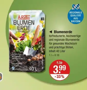 V Markt A. reiter blumenerde Angebot