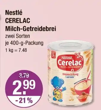 V Markt Nestlé cerelac milch-getreidebrei Angebot