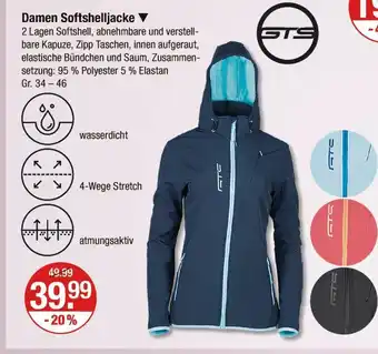 V Markt Gts damen softshelljacke Angebot