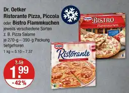 V Markt Dr. oetker ristorante pizza, piccola oder bistro flammkuchen Angebot