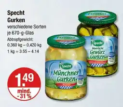 V Markt Specht gurken Angebot