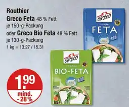 V Markt Greco greco feta oder greco bio feta Angebot