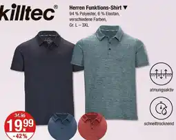 V Markt Killtec herren funktions-shirt Angebot