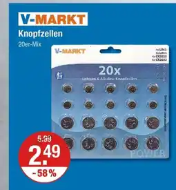 V Markt V-markt knopfzellen Angebot