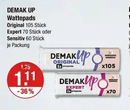 V Markt Demak up wattepads Angebot