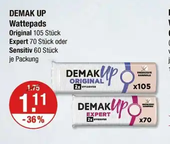 V Markt Demak up wattepads Angebot
