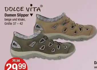 V Markt Dolce vita damen slipper Angebot