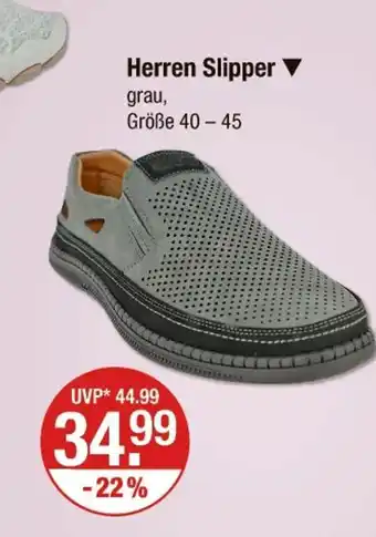 V Markt Herren slipper Angebot