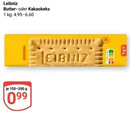 Globus Leibniz Butter- oder Kakaokeks Angebot