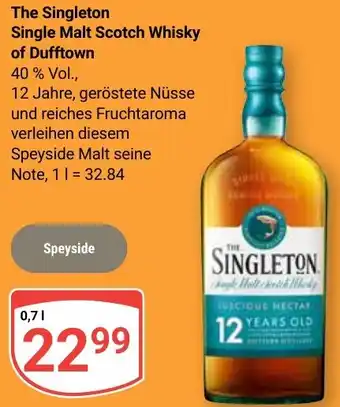 Globus The Singleton Single Malt Scotch Whisky of Dufftown Angebot