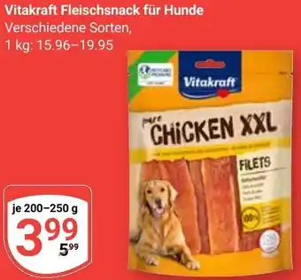 Globus Vitakraft Fleischsnack für Hunde Angebot