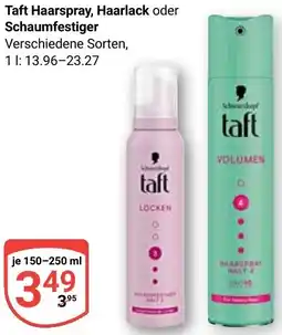 Globus Taft Haarspray, Haarlack oder Schaumfestiger Angebot