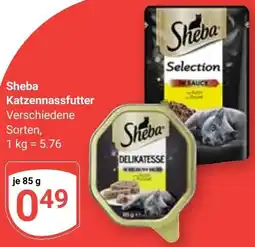 Globus Sheba Katzennassfutter Angebot