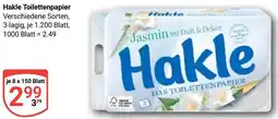 Globus Hakle Toilettenpapier Angebot
