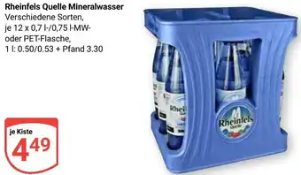 Globus Rheinfels Quelle Mineralwasser Angebot
