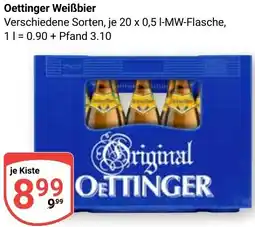 Globus Oettinger Weißbier Angebot