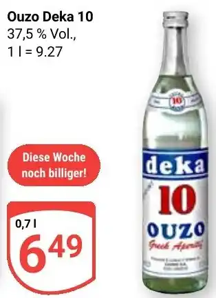 Globus Ouzo Deka 10 Angebot