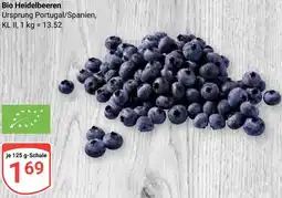 Globus Bio Heidelbeeren Angebot