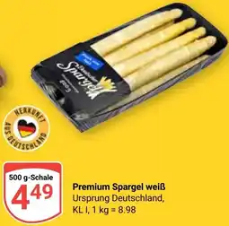 Globus Premium Spargel weiß Angebot