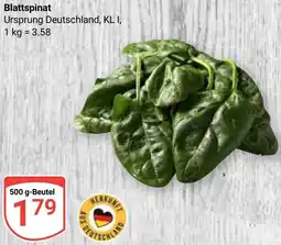 Globus Blattspinat Angebot