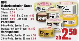 B1 Discount Baumarkt NOPI Malerband oder Krepp Angebot