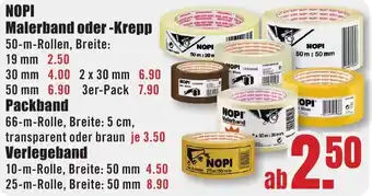 B1 Discount Baumarkt NOPI Malerband oder Krepp Angebot