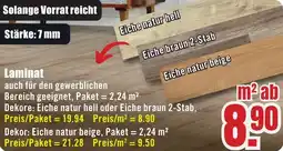 B1 Discount Baumarkt Laminat Angebot