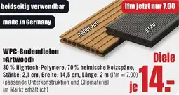 B1 Discount Baumarkt WPC-Bodendielen Arwood Angebot