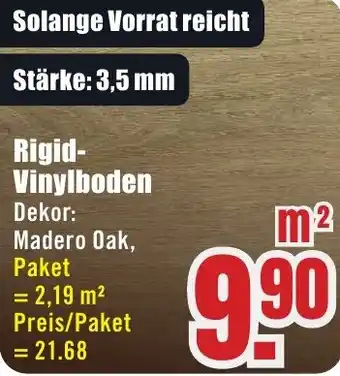 B1 Discount Baumarkt Rigid Vinylboden Angebot