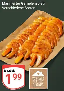 Globus Marinierter Garnelenspieẞ Angebot