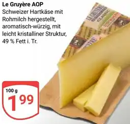 Globus Le Gruyère AOP Angebot