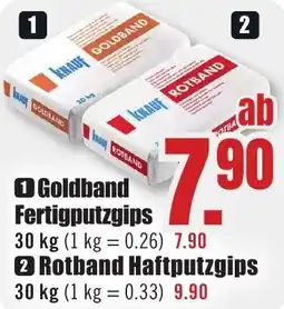 B1 Discount Baumarkt Knauf Goldband Fertigputzgips Angebot