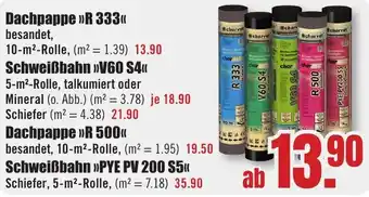 B1 Discount Baumarkt Dachpappe R 333 Angebot