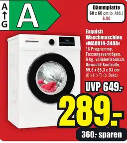 B1 Discount Baumarkt Exquisit Waschmaschine WA8014-340A Angebot