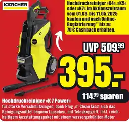 B1 Discount Baumarkt KÄRCHER Hochdruckreiniger K 7 Power Angebot
