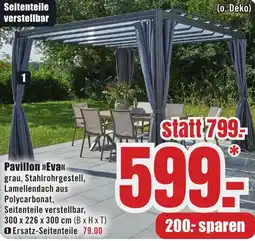B1 Discount Baumarkt Pavillon Eva Angebot