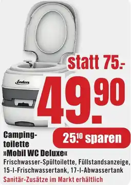 B1 Discount Baumarkt Enders Campingtoilette Mobil WC Deluxe Angebot