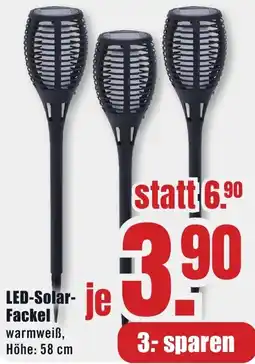 B1 Discount Baumarkt LED-Solar Fackel Angebot